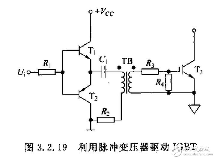 　　脈沖變壓器怎樣組成IGBT驅(qū)動(dòng)？