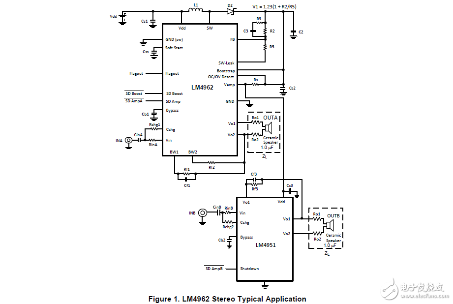 an-1440/4962芯片立體陶瓷揚聲器驅(qū)動器