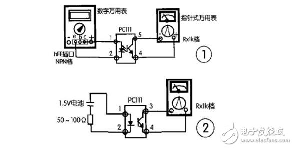 光電器件的檢測，光耦的檢測判斷，光電二極管、光電三極管與光耦的檢測區(qū)分