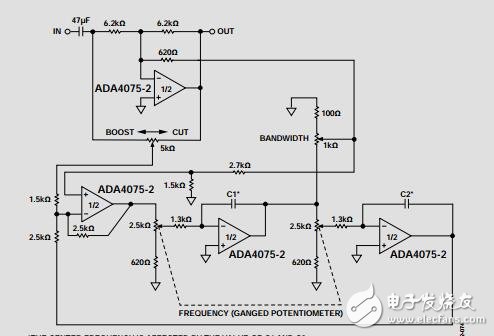 低功耗、超低噪聲放大器