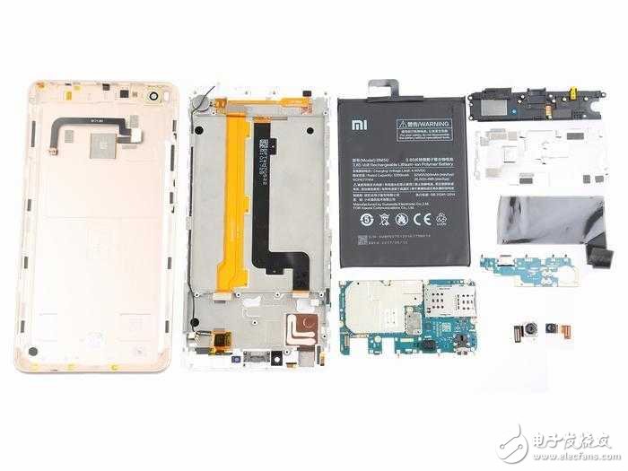 續(xù)航神機(jī)小米Max 2拆解,原來內(nèi)部這么簡單