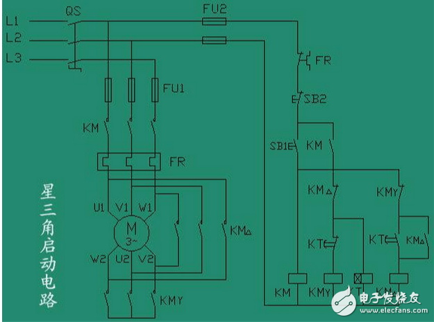 關于電機運行的幾個基本電路