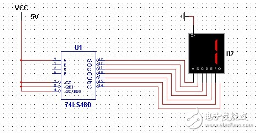 74ls48引腳圖及功能、真值表和典型應(yīng)用電路分解