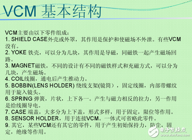 vcm馬達(dá)是什么？VCM馬達(dá)工作原理是什么？VCM馬達(dá)公司都有哪些？