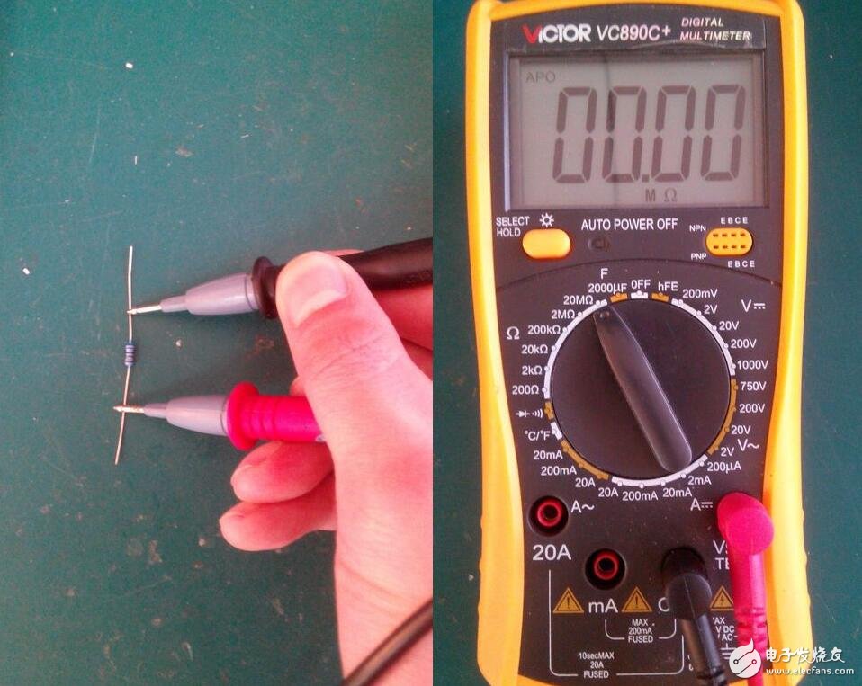 數(shù)字萬用表使用方法及測試電流、電容、二極管的方法解析