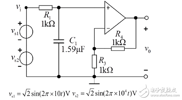 一階有源低通濾波電路與最經(jīng)典一階低通濾波器電路圖