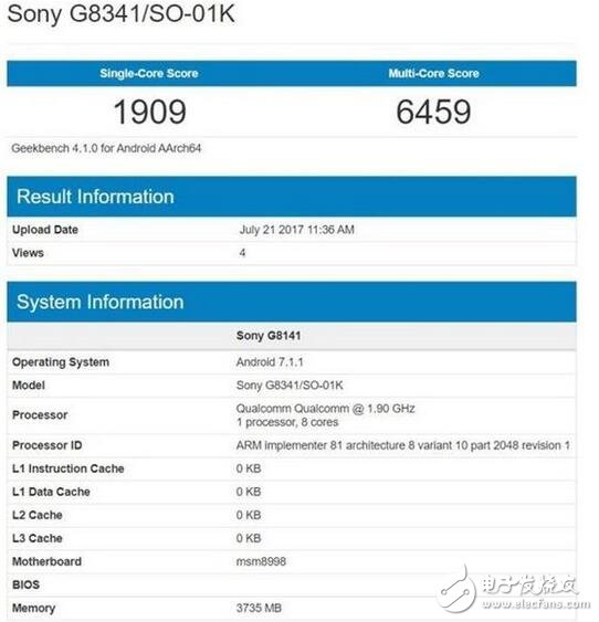 索尼Xperia XZ1最新消息，索尼Xperia XZ1跑分公布，為什么同樣是835，這款手機(jī)會(huì)如此厲害？