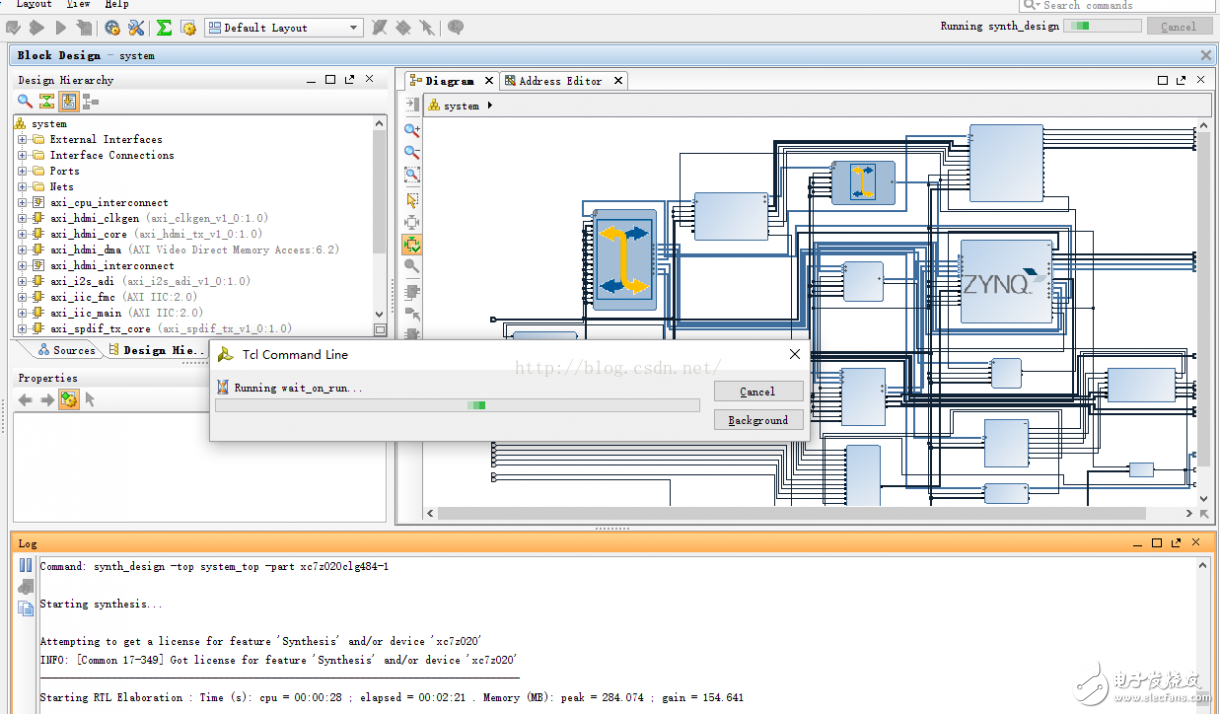 Zedboard HDMI核的構(gòu)建和輸出顯示測試