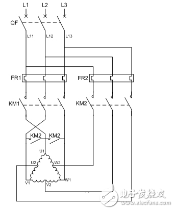 高低速雙速電機原理圖_雙速電機調(diào)速控制電路_雙速電機高低速接線圖