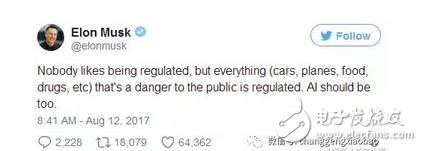 人工智能是人類智能的擴展，其行善還是作惡？特斯拉CEO再發(fā)人工智能威脅論 獲比爾蓋茨力挺