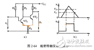 施密特觸發(fā)器的基本原理_施密特觸發(fā)器電路工作原理詳解_555定時(shí)器組成施密特觸發(fā)器