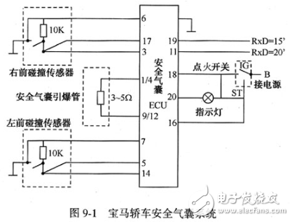 碰撞傳感器流程圖、電路原理圖、檢測注意事項詳解