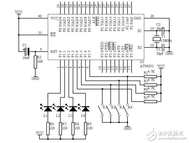 HL開(kāi)發(fā)板的多路開(kāi)關(guān)狀態(tài)指示學(xué)習(xí)程序