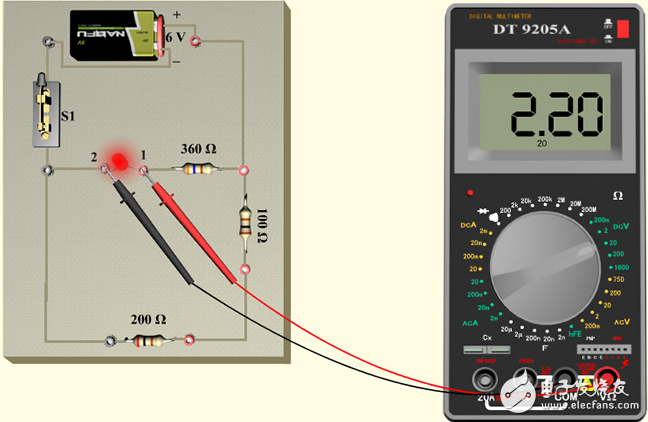 指針式萬(wàn)用表交流電壓測(cè)量方法及步驟