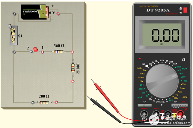 指針式萬(wàn)用表交流電壓測(cè)量方法及步驟