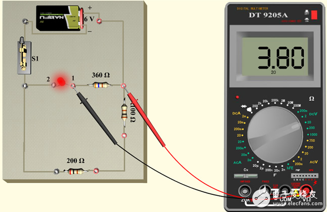 指針式萬(wàn)用表交流電壓測(cè)量方法及步驟