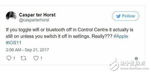 ios11正式版出現(xiàn)bug控制中心無(wú)法關(guān)WiFi和藍(lán)牙？怎么辦？一招教你搞定