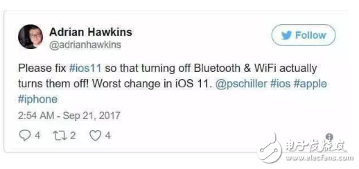ios11正式版出現(xiàn)bug控制中心無(wú)法關(guān)WiFi和藍(lán)牙？怎么辦？一招教你搞定