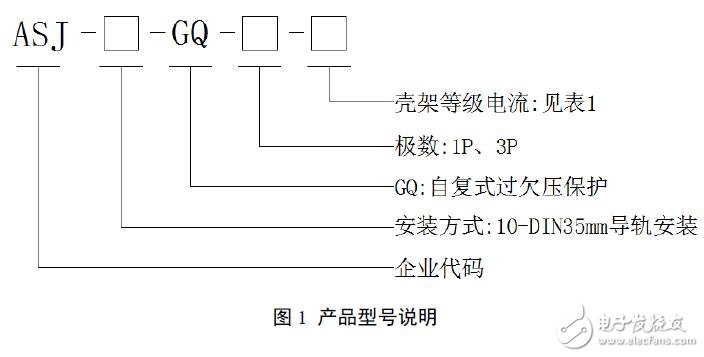 ASJ自復(fù)式過欠壓保護(hù)器