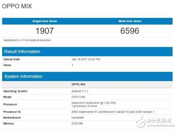oppo mix現(xiàn)身數(shù)據(jù)庫，繼承find9和R系列意志的oppo全面屏手機，硬件達到旗艦級
