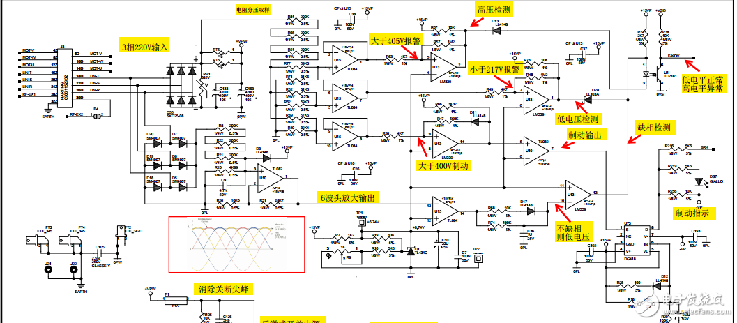 伺服驅(qū)動(dòng)器原理圖詳解