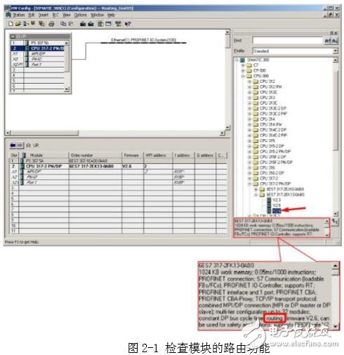 路由功能是指在SIMATIC站中從一個子網(wǎng)到另一個或者及格子網(wǎng)的轉(zhuǎn)換，以及子網(wǎng)接口的轉(zhuǎn)換。路由功能允許使用PG/PC越過子網(wǎng)的限制和界線來讀取S7站，例如，下載用戶程序或硬件組態(tài)，或者測試和運行診斷功能，在網(wǎng)絡(luò)中的任何位置都可以把PG連接到所有站，這可以通過網(wǎng)絡(luò)轉(zhuǎn)換實現(xiàn)，并建立在線連接。
