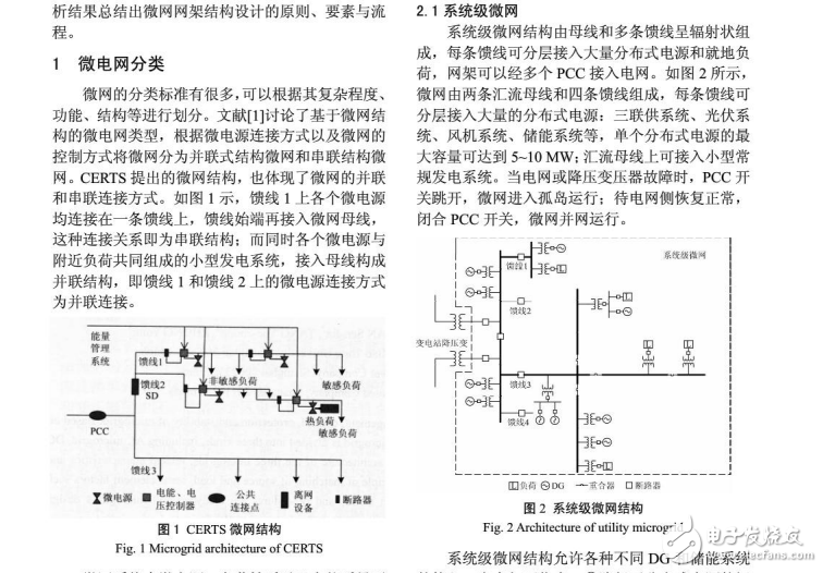 微電網(wǎng)分類及其結(jié)構(gòu)特性分析與設(shè)計(jì)