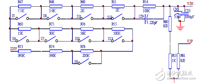 電流采樣電路分流器與電壓采樣電路的設(shè)計(jì)
