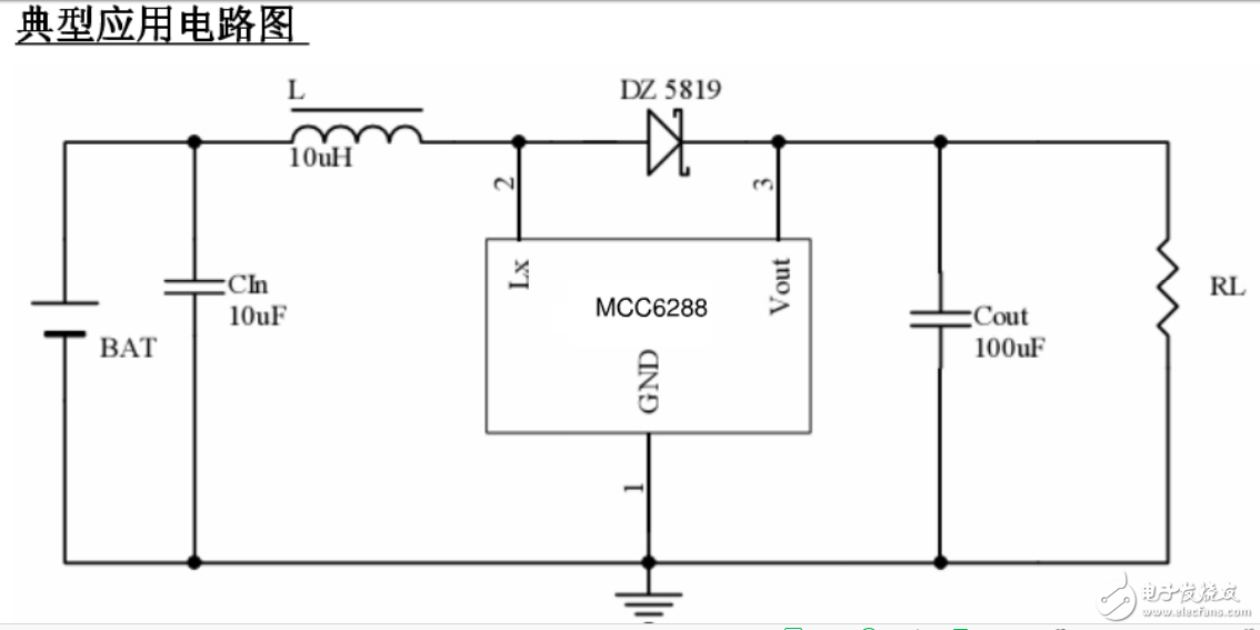 鋰電池升壓芯片1.5—3.7升5v ,MCC6288系列產(chǎn)品是一種高效率、低紋波、工作頻率高的PFM升壓DC-DC變換器。