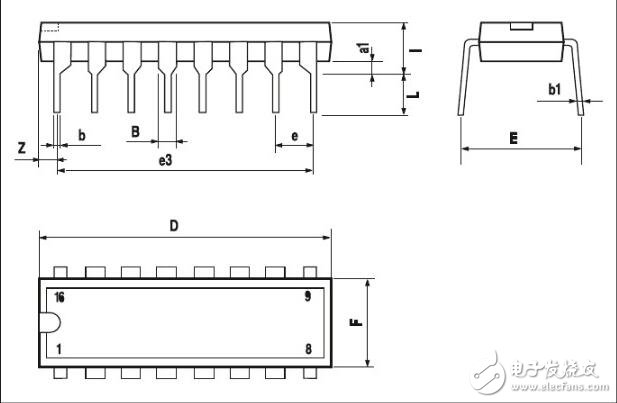 uln2003封裝圖，uln2003封裝信息詳解