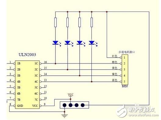ULN2003如何驅(qū)動5V步進(jìn)電機(jī)