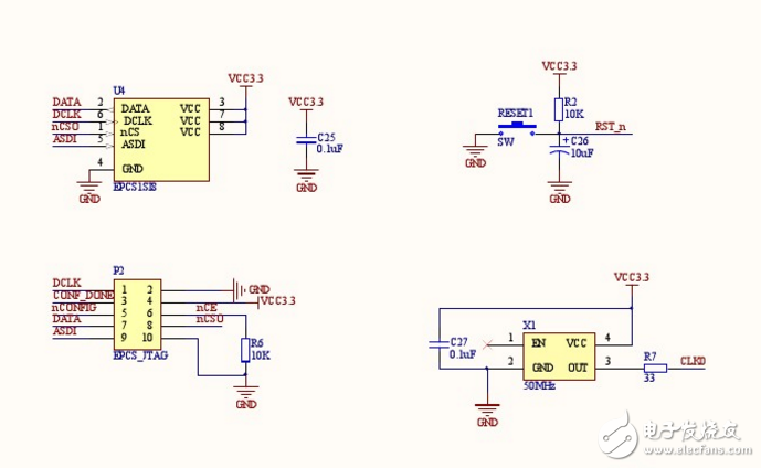 fpga開(kāi)發(fā)板原理圖
