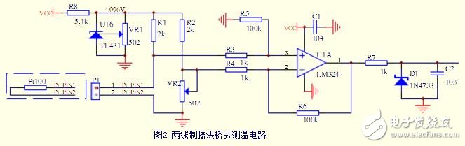 PT100溫度傳感器測溫電路，熱電阻Pt100測溫電路調(diào)試體會