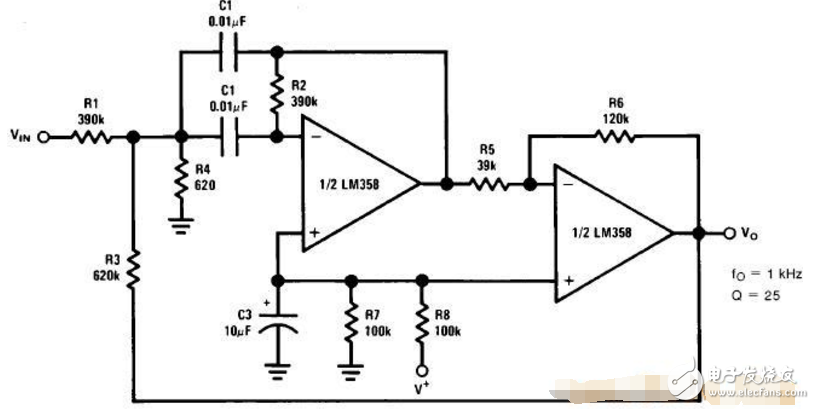lm358簡(jiǎn)單應(yīng)用電路圖