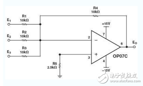 op07放大電路應(yīng)用實例