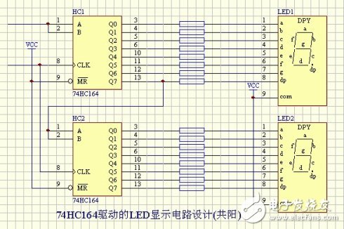 74hc164驅(qū)動(dòng)共陰數(shù)碼管與共陽數(shù)碼管_74hc164驅(qū)動(dòng)源程序