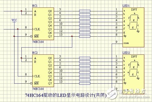 74hc164驅(qū)動(dòng)共陰數(shù)碼管與共陽數(shù)碼管_74hc164驅(qū)動(dòng)源程序