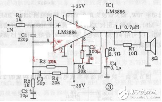 lm3886優(yōu)缺點_lm3886內部電路圖