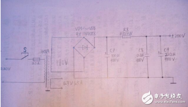 推挽電路圖全集（6n5、6N16B、6N11+6N5、6T1+6N15等推挽電路）