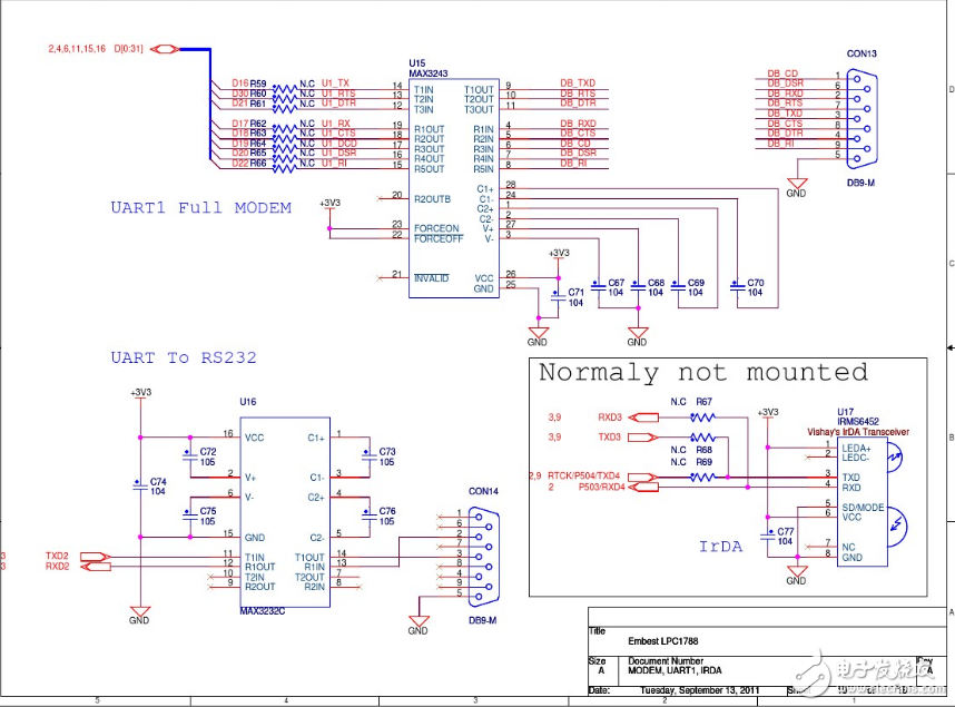 lpc1788開(kāi)發(fā)板原理圖
