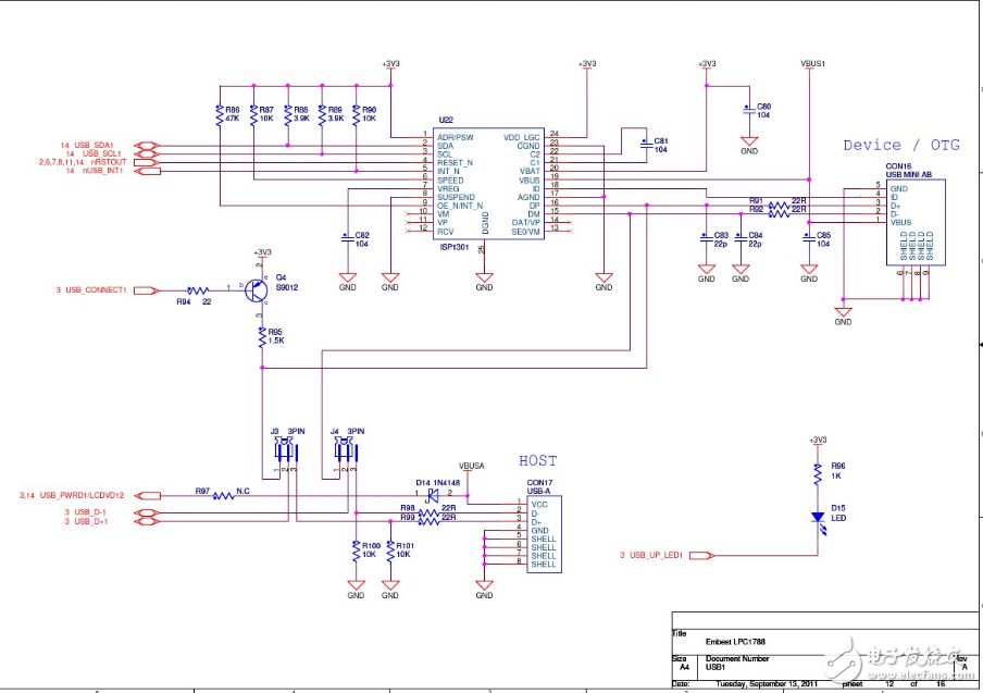 lpc1788開(kāi)發(fā)板原理圖