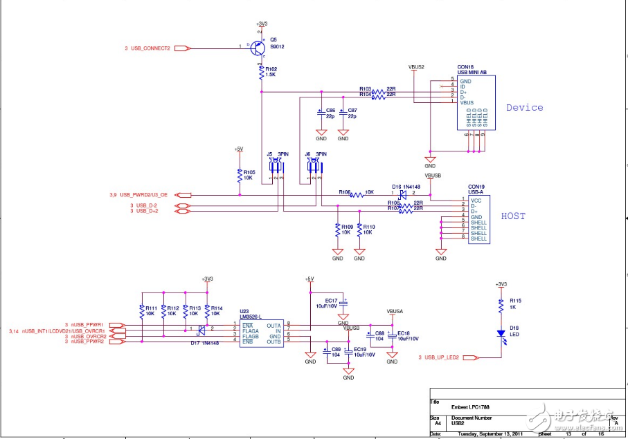 lpc1788開(kāi)發(fā)板原理圖