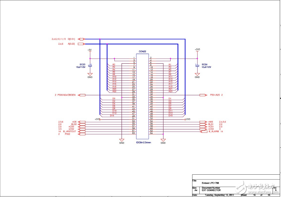 lpc1788開(kāi)發(fā)板原理圖