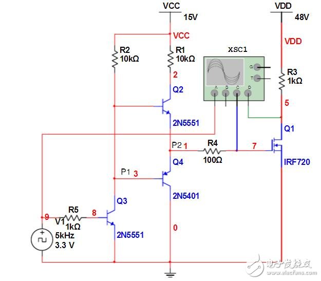 nmos高端驅動自舉電路
