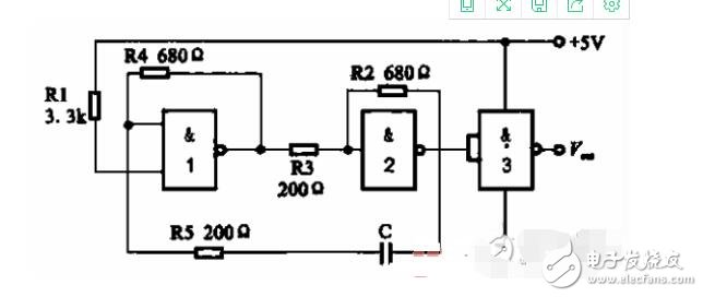 74ls00的引腳圖及應(yīng)用電路