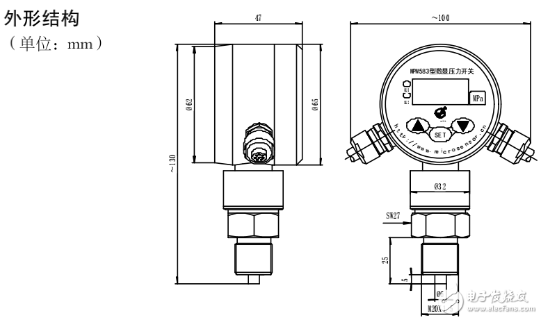 MPM583型數(shù)顯壓力開關(guān)