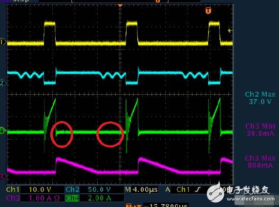 開關(guān)電源輸出波形的分析