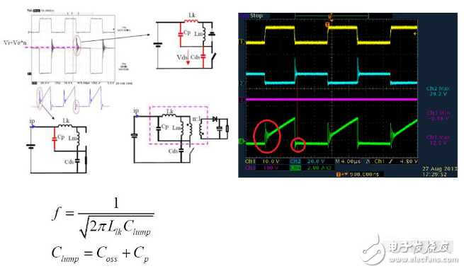 開關(guān)電源輸出波形的分析