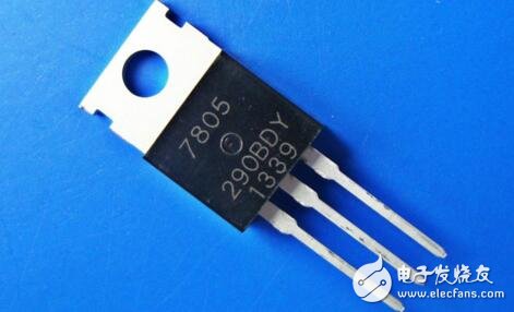 三端穩(wěn)壓器7805接線圖分析