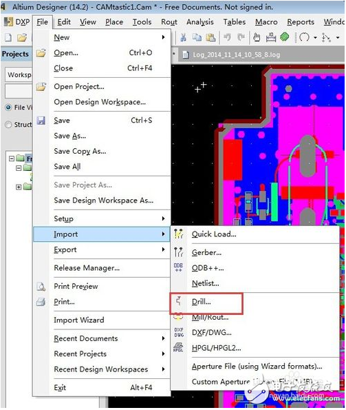 gerber文件轉(zhuǎn)pcb文件